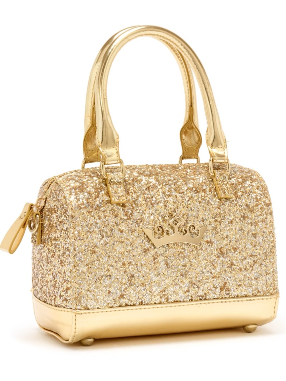 Disney Gold Glitter Crown Satchel